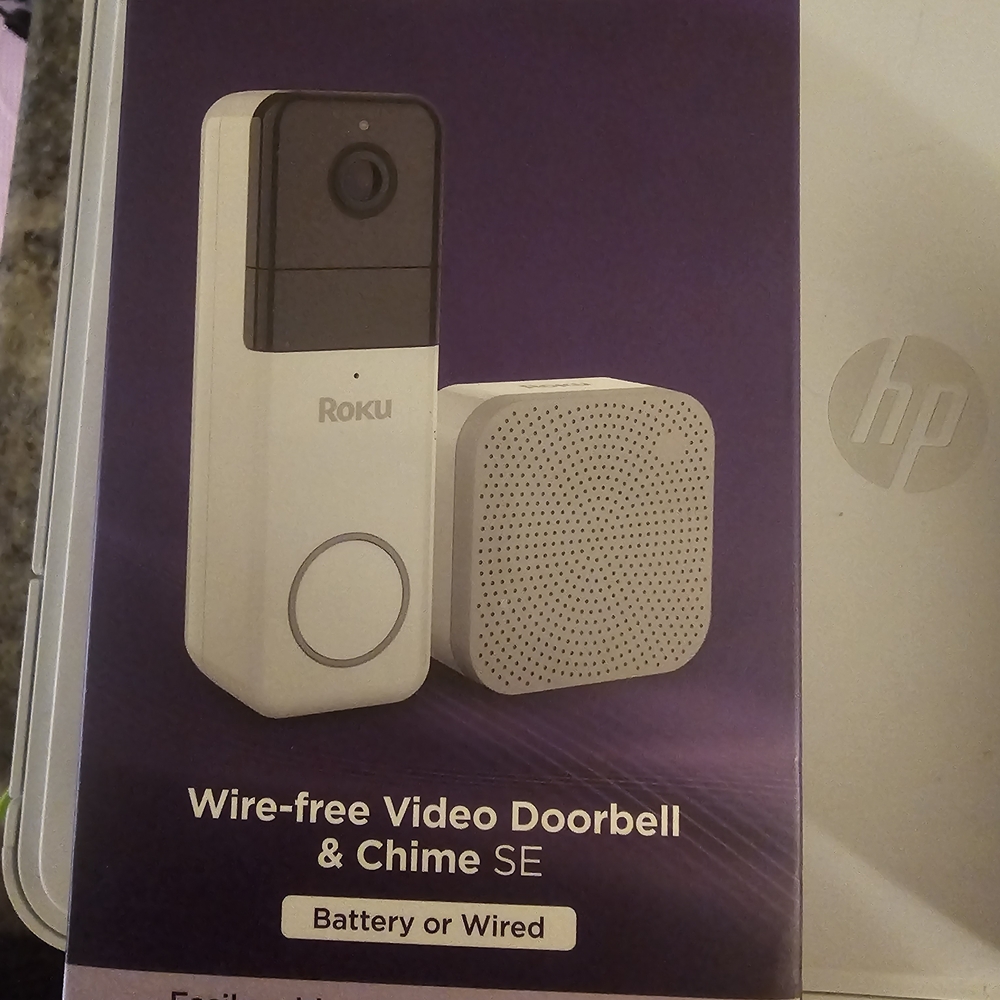 Roku Purple Video Doorbell with Chime